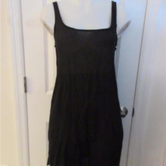 ANNE COLE COLLECTION BLACK  COVERUP DRESS M - Picture 2 of 4